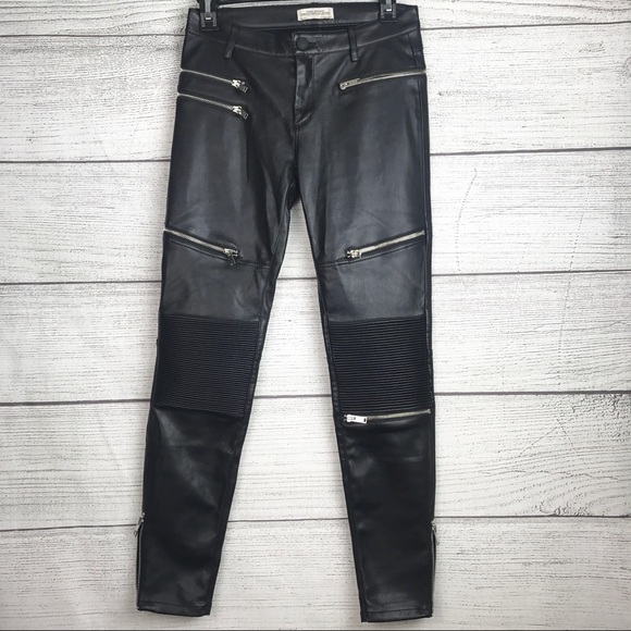 zara moto pants